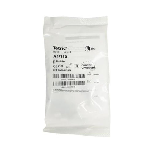 Ivoclar Vivadent 612456 Tetric Composite Resin Cavifils A1 0.2 Gm 20/Pk Ivoclar Vivadent 612456 Tetric Composite Resin Cavifils A1 0.2 Gm 20/Pk